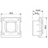 Проходная деталь RJ45 - VS-08-SET1 - 1652619