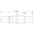 Коаксиальный контакт D-SUB - VS-ST-KX-50-RG178 - 1655506