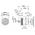 Встраиваемые разъемы - SACC-DSI-M12FS-5CON-L180P - 1436330