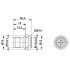 Встраиваемые разъемы - SACC-E-M12MS-5CON-M12 PSCUP - 1436437