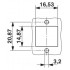 Монтажные рамы - VS-08-A-RJ45/LP-1-IP 20 - 1688641