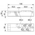 Коробка датчика и исполнительного элемента - SACB- 4/3-L-10,0PUR-M8 - 1516027