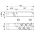 Коробка датчика и исполнительного элемента - SACB- 6/3-L-10,0PUR-M8 - 1516043