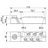 Коробка датчика и исполнительного элемента - SACB- 6/3-L-M16-M8 - 1516195