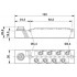 Коробка датчика и исполнительного элемента - SACB- 8/3-L-M16-M8 - 1516205