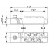 Коробка датчика и исполнительного элемента - SACB- 6/3-L-M12-M8 - 1516247