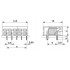 Клеммные блоки для печатного монтажа - PTSM 0,5/ 6-2,5-H THR R32 - 1770924