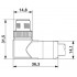 Кабель для датчика / исполнительного элемента - SAC-12P-MR/ 3,0-35T SH SCO - 1430093