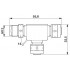 Т-распределитель - SAC-4P-M12T/2XM12 FF VA - 1431416
