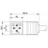 Кабель для датчика / исполнительного элемента - SAC-3P- 3,0-PUR/C-1L-V - 1443239