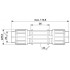 Кабельный соединитель - QPD C 4X2,5/1X9-14 GY - 1582421