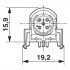 Встраиваемые разъемы - SACC-CI-M12FSB-5CON-L90 SH SCO - 1432512