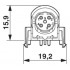 Встраиваемый соединитель для шинной системы - SACC-DSIV-FSD-4CON-L90 SCO - 1436550