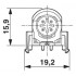 Встраиваемые разъемы - SACC-CI-M12MS-4CON-L90 SCO - 1436660