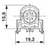 Встраиваемый соединитель для шинной системы - SACC-DSIV-MSD-4CON-L90 SCO - 1436592