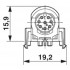 Встраиваемые разъемы - SACC-CI-M12FS-8CON-L90 SCO - 1436990