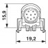 Встраиваемые разъемы - SACC-CI-M12MS-8CON-L90 SH SCO - 1437038