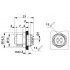 Встраиваемые разъемы - SACC-DSIV-FS-4CON-L180SCOTHRSH - 1440009