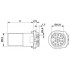 Встраиваемые разъемы - SACC-CI-M12FS-17CON-L180 THRSH - 1442078