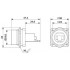 Монтажные рамы - VS-V1-F-RJ45-MNNA-1-C-S-JI-S - 1419185