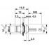 Встраиваемые разъемы - SACC-DSI-M 8MS-4CON-M 8/0,5 - 1453481