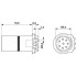 Встраиваемые разъемы - SACC-CI-M12MS-8CON-L180-THR SH - 1557581