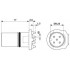 Встраиваемые разъемы - SACC-CI-M12FS-5CON-L180-THR - 1551448