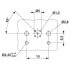 Встраиваемые разъемы - SACC-DSIV-M12MSB-5CON-L180 - 1514883