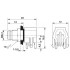 Встраиваемые разъемы - SACC-DSIV-M 8MS-3CON-L 90 - 1440070
