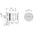 Встраиваемые разъемы - SACC-DSI-M8FS-6CON-M10-L180 SH - 1456132