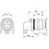 Встраиваемые разъемы - SACC-DSI-M8FS-3CON-M10-L90 SH - 1456145