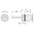 Встраиваемые разъемы - SACC-DSI-M8FS-3CON-M10/0,5 - 1456080
