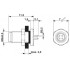 Встраиваемые разъемы - SACC-DSI-M5MS-4CON-L180 - 1530634