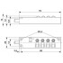 Коробка датчика и исполнительного элемента - SACB-4/ 3-L-10,0PUR M5 - 1530676