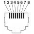 Гнездовая вставка для RJ45 - VS-08-BU-RJ45-6/LH-1 - 1653087