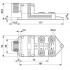 Коробка датчика и исполнительного элемента - SACB-4/ 4-C SCO P - 1452741