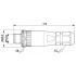 Разъем - SACC-M12MS-5CON-PG7-M SKIN - 1456466