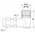 Разъем - SACC-M12FR-5CON-PG9-M SKIN - 1556812