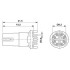 Встраиваемая гнездовая часть разъема - SACC-CI-M12FS-8CON-L180-10G - 1402457
