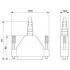 Кабель - CABLE-D37-M2,5/4X14/300/Y81P-O - 2302502