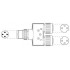 Y-разветвитель - SAC-3P-M12Y/2XM12FS 3L - 1403627