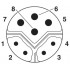 Y-разветвитель - SAC-8PY-MY/M-FD SH - 1410630