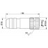 Разъем - SACC-M12FS-12SOL-PG 9-M SH - 1404411