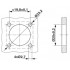 Фланец - SACC-MSQ-P-M12MS-25-2,7 SCO - 1424131