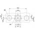Встраиваемые разъемы - SACC-DSI-M8FS-8CON-M10-L180 SH - 1424235