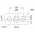 Встраиваемые разъемы - SACC-DSI-M8FS-5CON-M10-L90 DN - 1424239