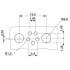 Встраиваемые разъемы - SACC-DSI-M8FS-5CON-M10-L180 DN - 1424241