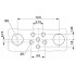 Встраиваемые разъемы - SACC-DSI-M8MS-6CON-M8-L90 SH - 1424244