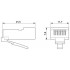 Разъем (вилка) RJ45 - VS-08-NP-RJ45-BU - 1416952