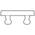 Фиксируемые таблички - UCT-EM (10X8) YE - 0803482